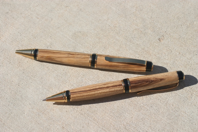 Zebra wood Pen & Pencil Set