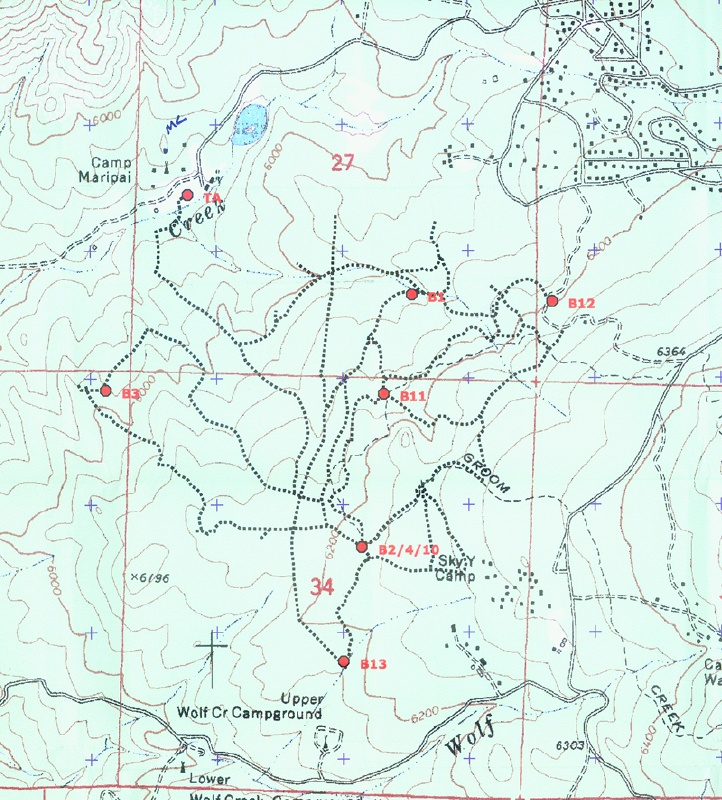 Mountain Bike Course Map