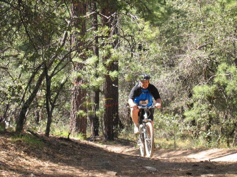 Wild man Mark on Bike