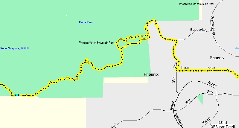 Map of Desert Clasic