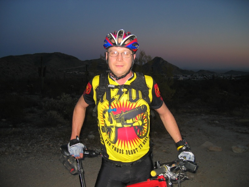 Richard at the start of Telegraph pass