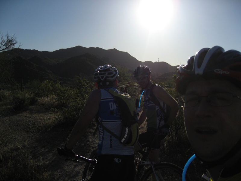 Richard, John and Nardo during the many breaks