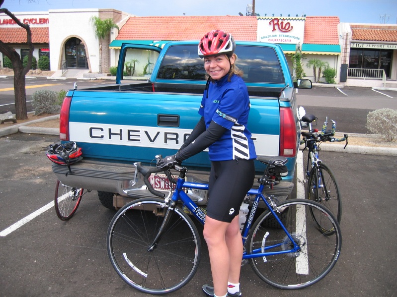 Michelle getting ready for Rio Verde