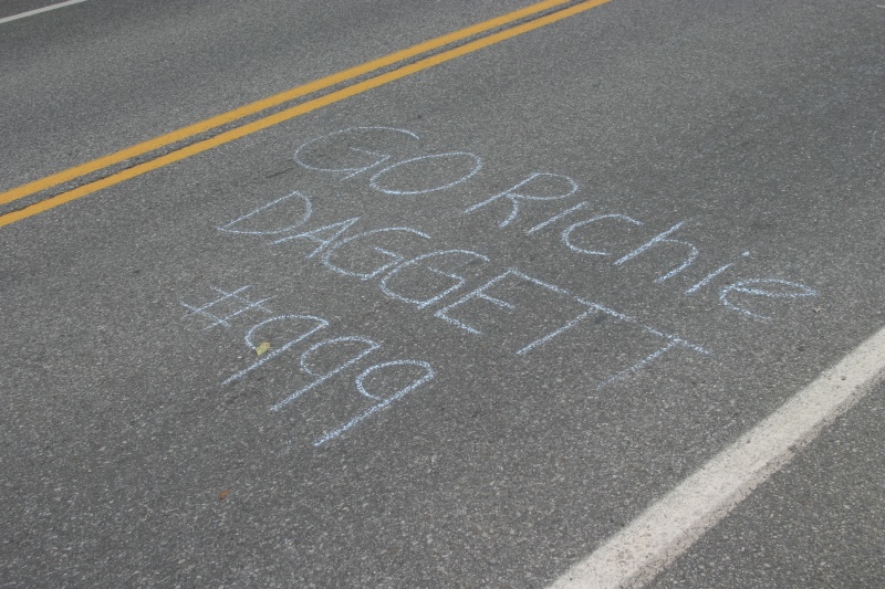 Bike message for Richard