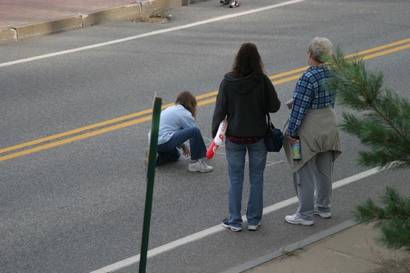 Dave's Family writting message for Dave