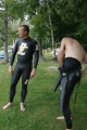 Dave and Richard getting ready for Swim