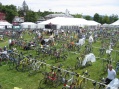 Staging of bikes for IM