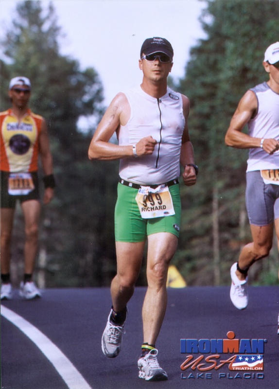 Richard on run course