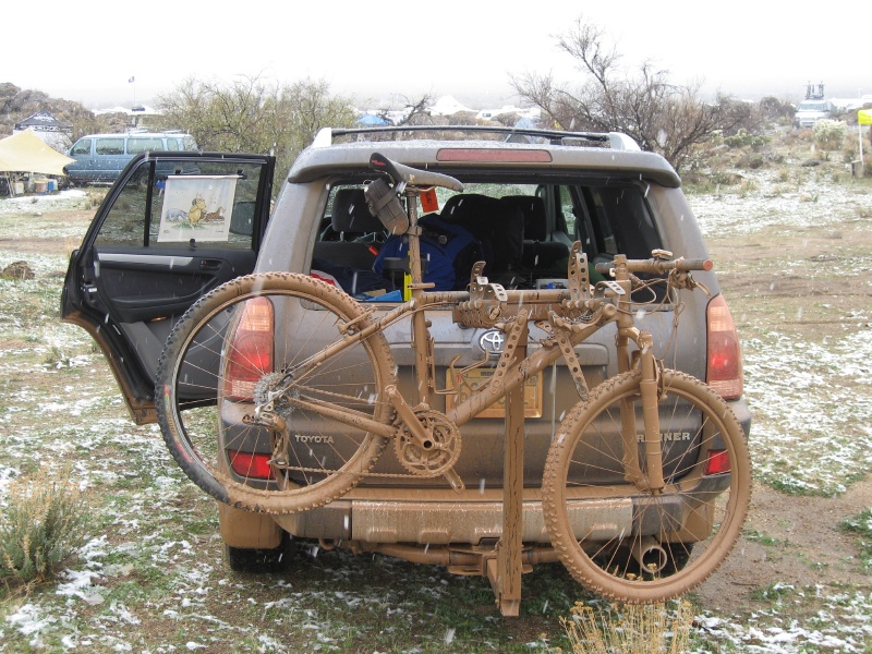 Mud from the drive into campsite