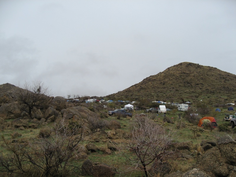 Looking west from campsite