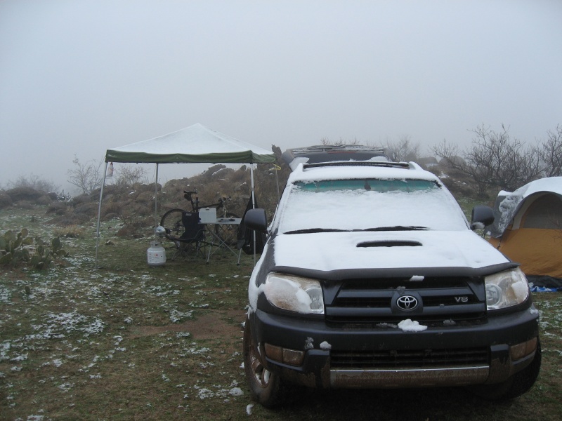 Looking east from campsite