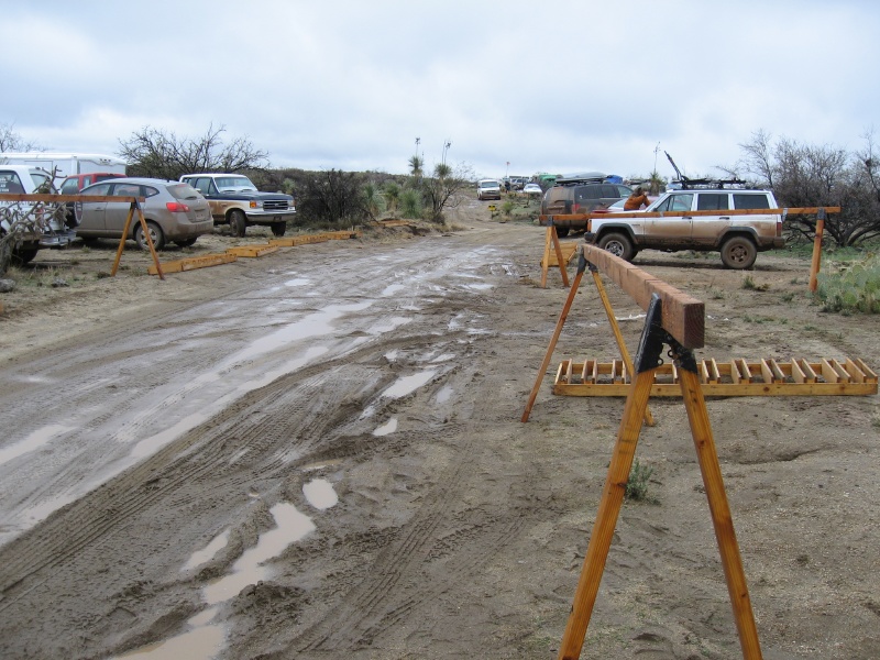 Starting line for race - nice mud!!