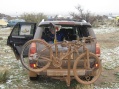 Mud from the drive into campsite