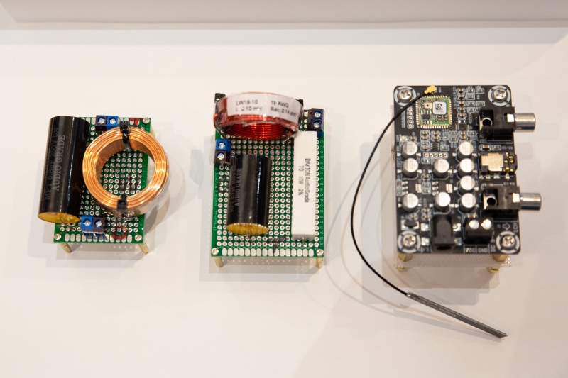 Passive low pass & high pass filter and bluetooth module