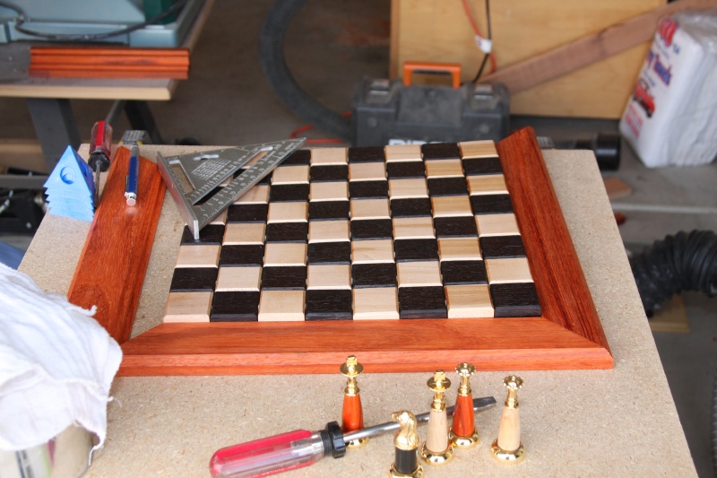 building of frame for board