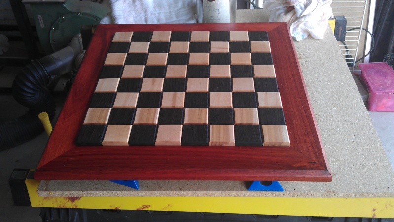 building of frame for board